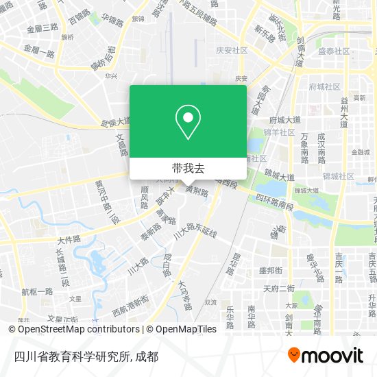 四川省教育科学研究所地图