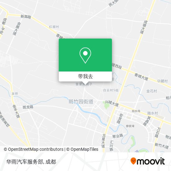 华雨汽车服务部地图