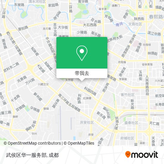 武侯区华一服务部地图