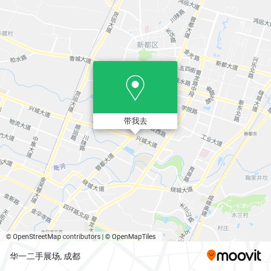 华一二手展场地图