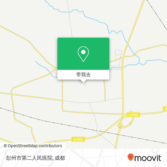 彭州市第二人民医院地图