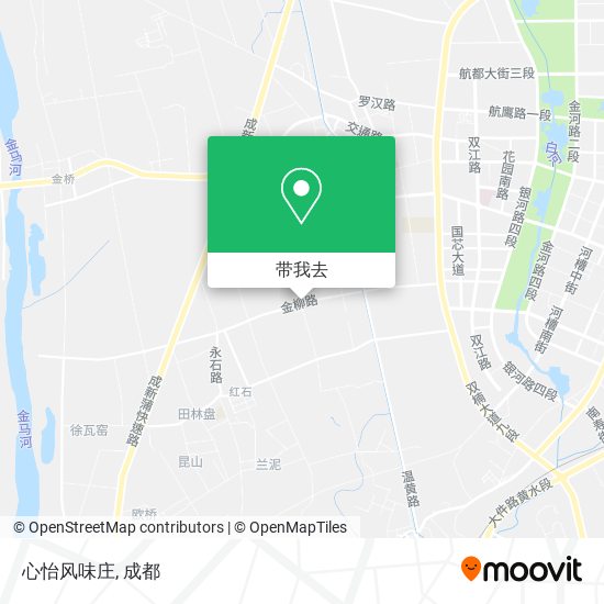 心怡风味庄地图