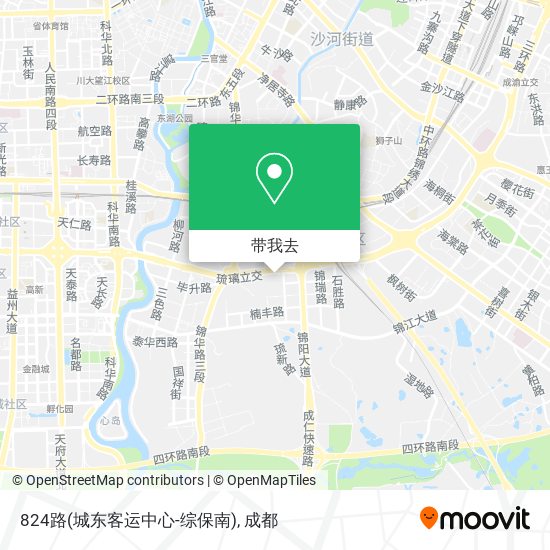 824路(城东客运中心-综保南)地图