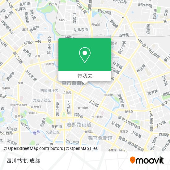 四川书市地图
