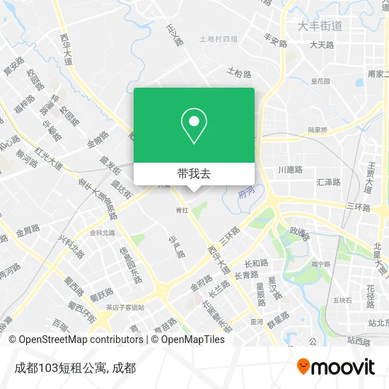 成都103短租公寓地图