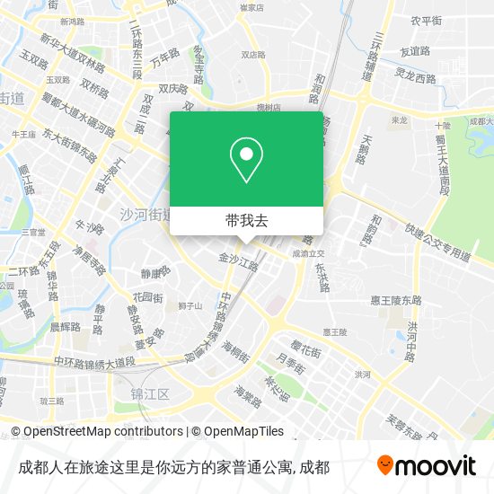成都人在旅途这里是你远方的家普通公寓地图