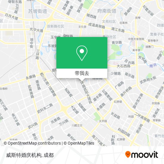 威斯特婚庆机构地图