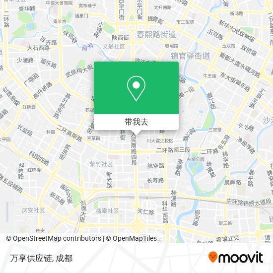 万享供应链地图