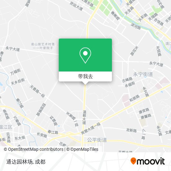 通达园林场地图
