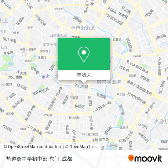 盐道街中学初中部-东门地图