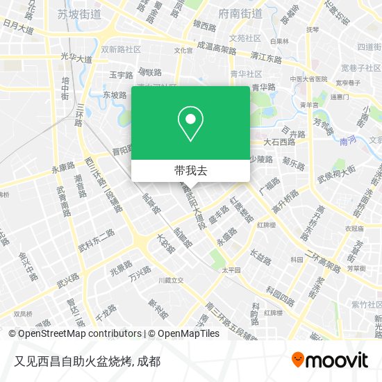 又见西昌自助火盆烧烤地图
