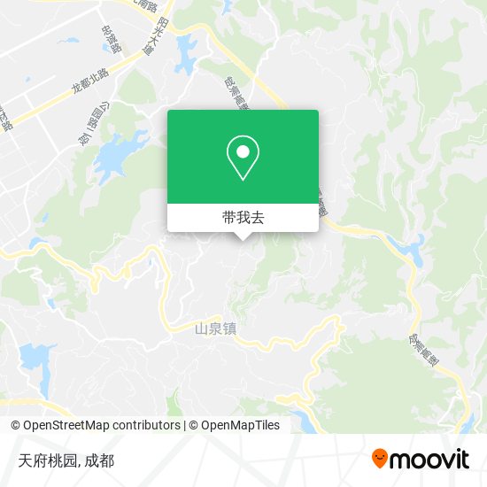 天府桃园地图