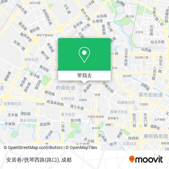 安居巷/抚琴西路(路口)地图