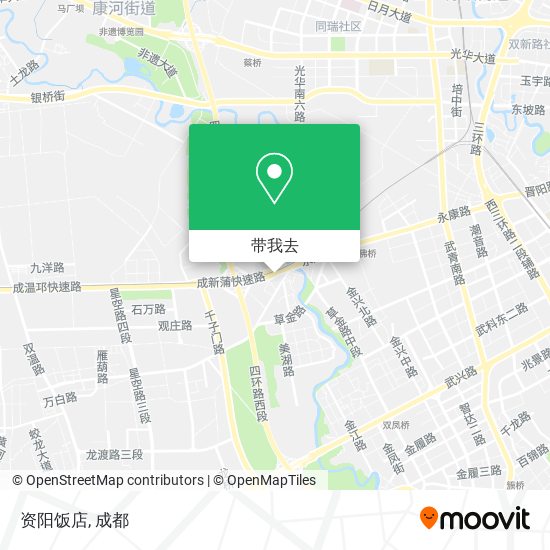 资阳饭店地图