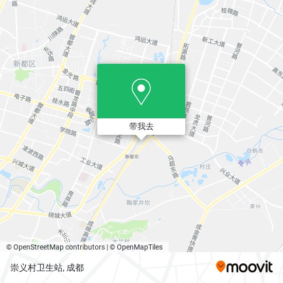 崇义村卫生站地图