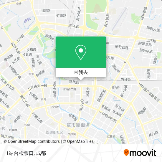 1站台检票口地图