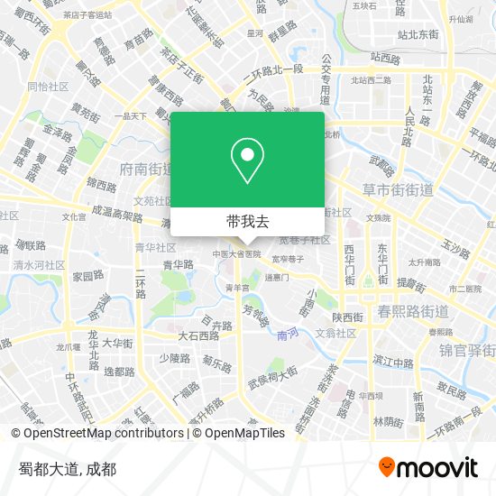 蜀都大道地图
