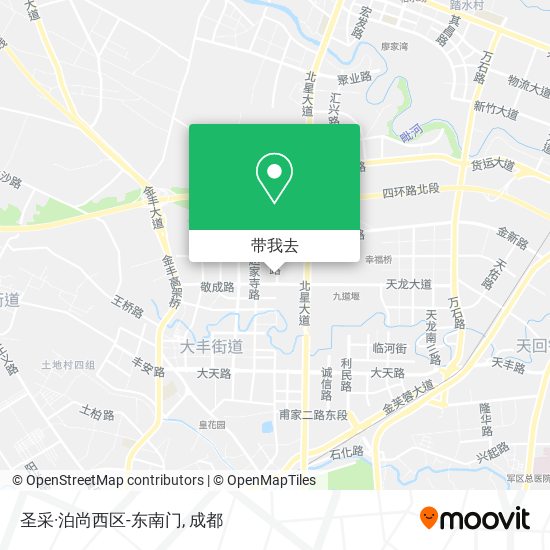 圣采·泊尚西区-东南门地图