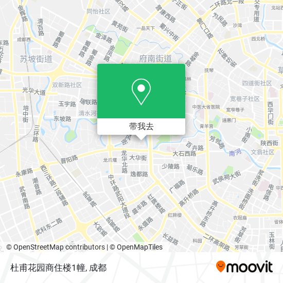 杜甫花园商住楼1幢地图