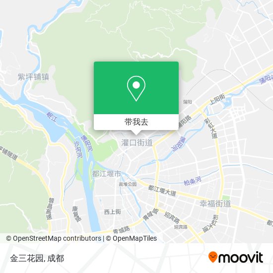 金三花园地图
