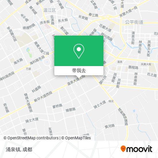 涌泉镇地图