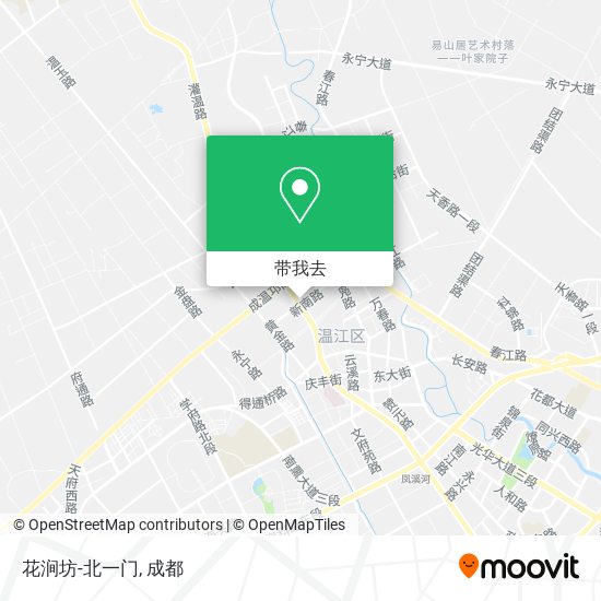 花涧坊-北一门地图