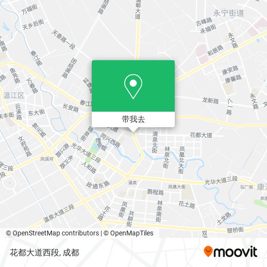 花都大道西段地图