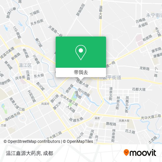 温江鑫源大药房地图