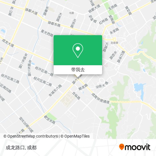 成龙路口地图