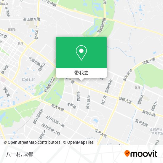八一村地图