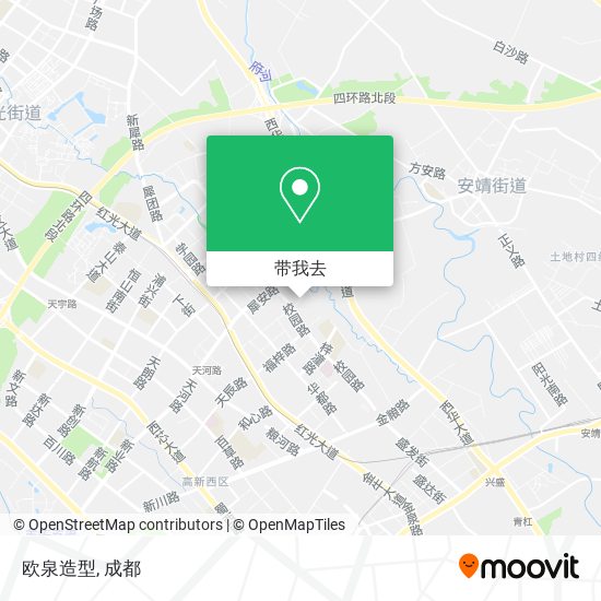 欧泉造型地图