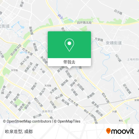 欧泉造型地图