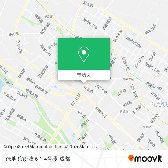 绿地.缤纷城-6-1-4号楼地图