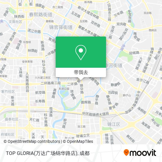 TOP GLORIA(万达广场锦华路店)地图