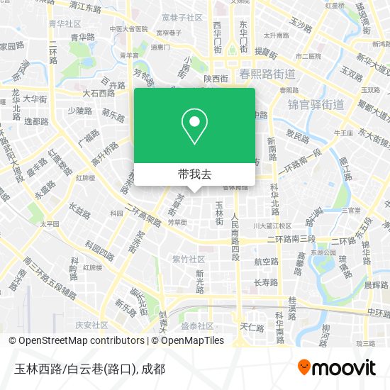 玉林西路/白云巷(路口)地图