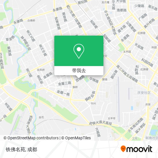 铁佛名苑地图