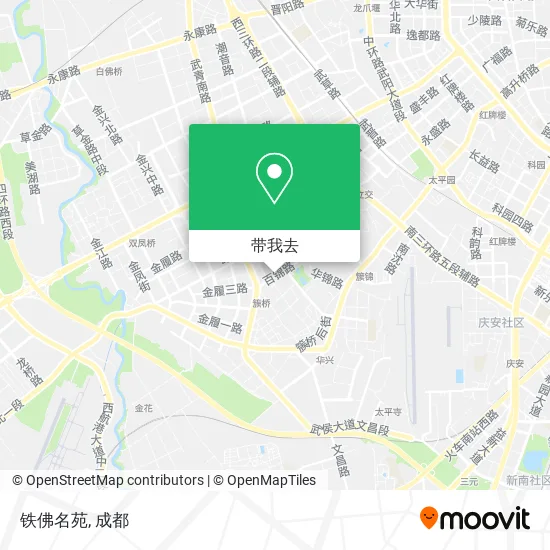 铁佛名苑地图
