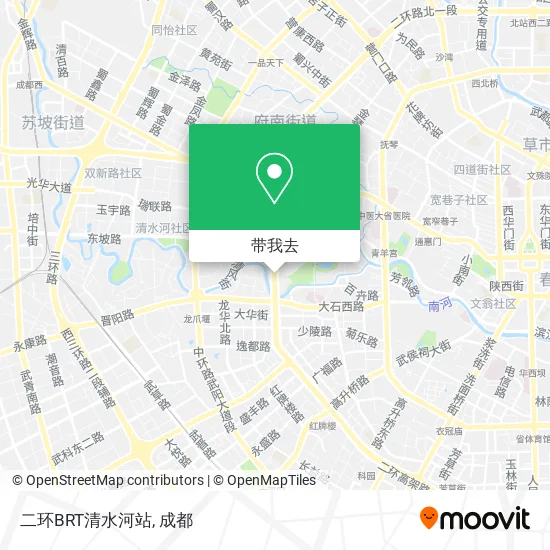 二环BRT清水河站地图