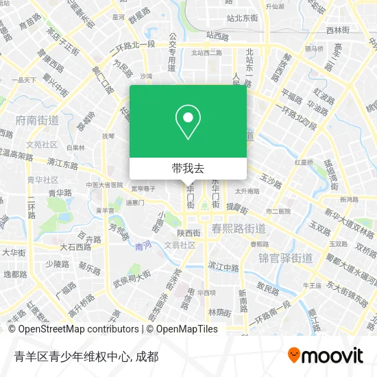 青羊区青少年维权中心地图