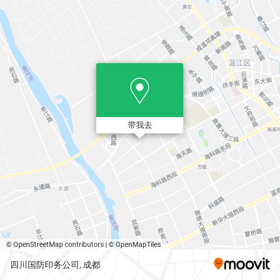 四川国防印务公司地图