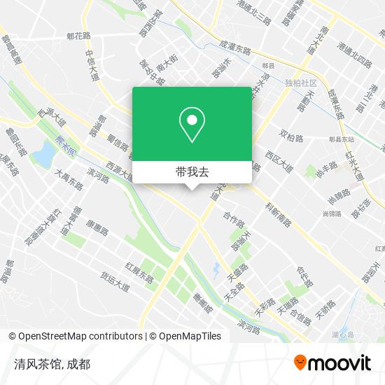 清风茶馆地图