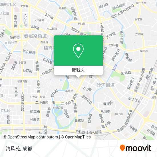清风苑地图