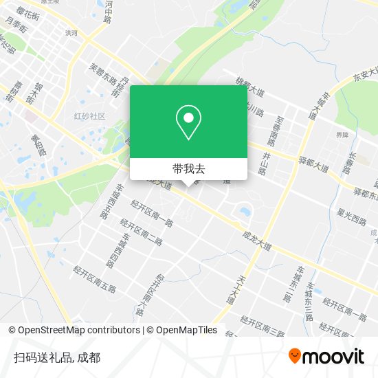扫码送礼品地图