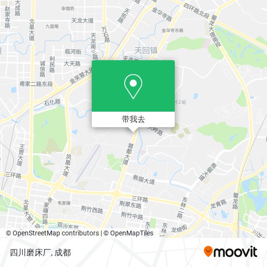 四川磨床厂地图