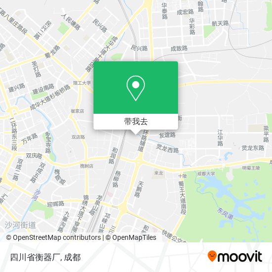 四川省衡器厂地图