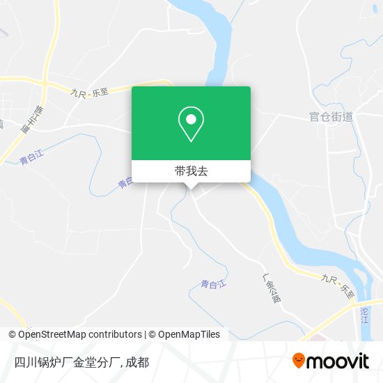 四川锅炉厂金堂分厂地图