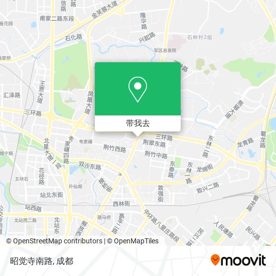 昭觉寺南路地图