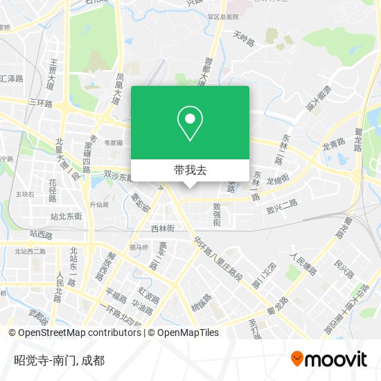 昭觉寺-南门地图
