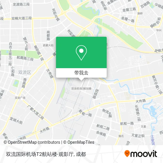 双流国际机场T2航站楼-观影厅地图
