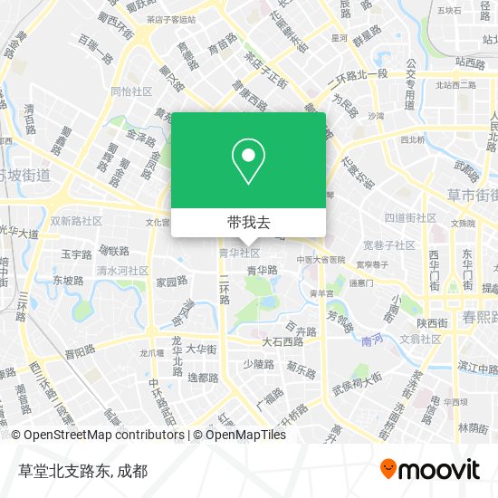 草堂北支路东地图